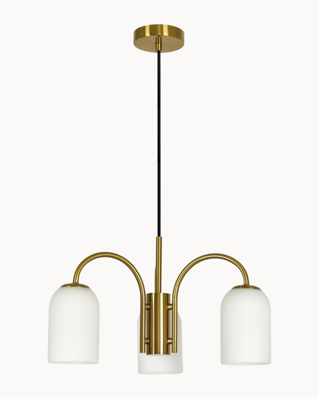 Edit 3 Light CTC Pendant Brass