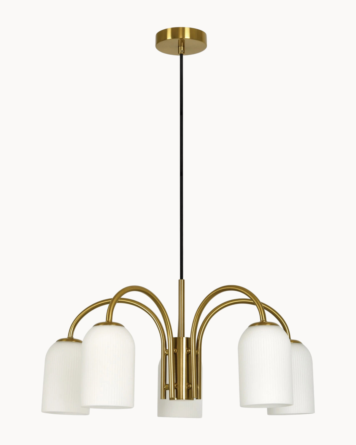 Edit 5 Light CTC Pendant Brass