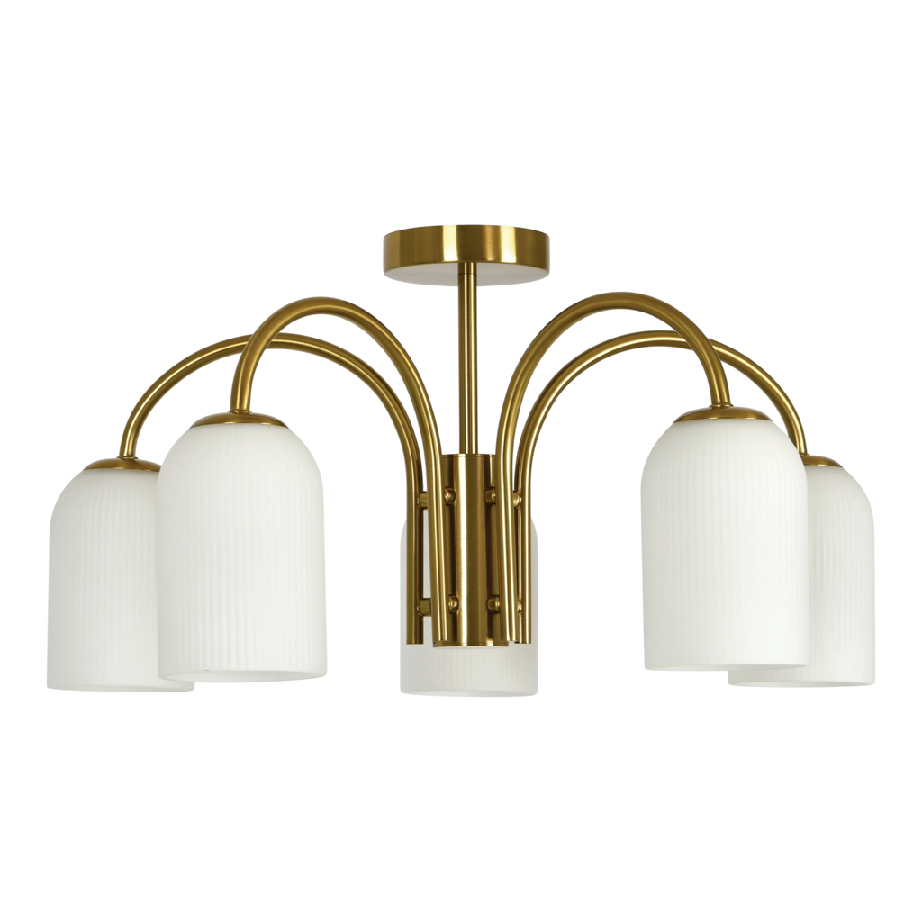 Edit 5 Light CTC Pendant Brass