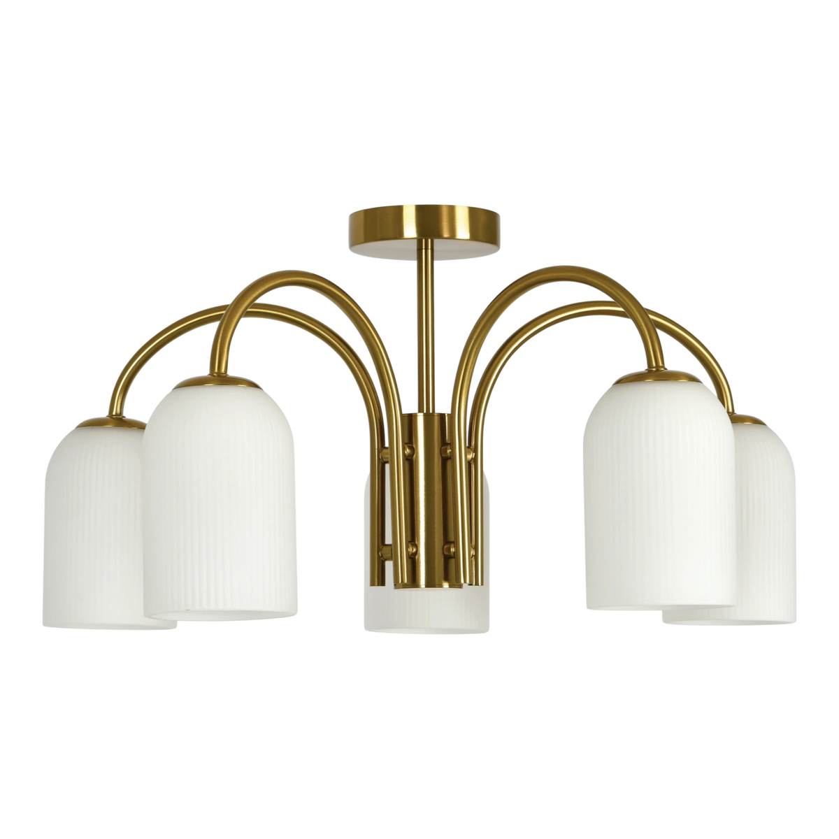 Edit 5 Light CTC Pendant Brass
