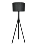 Talo Floor Lamp Black with Black Shade