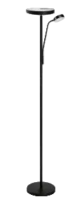 Marcello Twin Floor Lamp Black