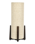 Cabana Table Lamp Walnut with Natural Shade