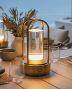 Brass LED table lamp