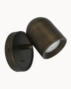 Bronze Spotlight with Base Switch – Adjustable Directional Light for Task & Accent Lighting