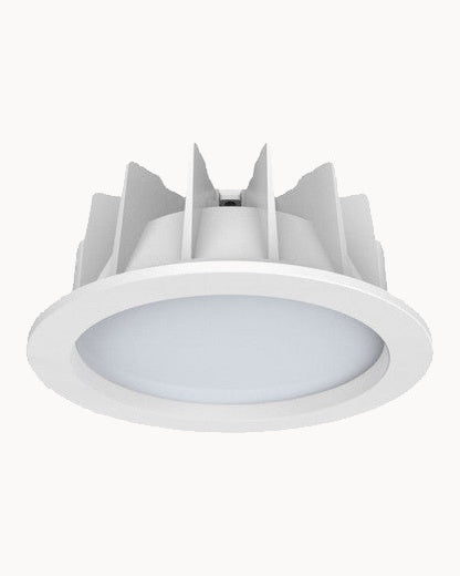 White fixed downlight