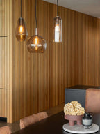 Henley Sepia Glass collection in a cluster