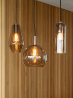 Henley Sepia Glass collection in a cluster