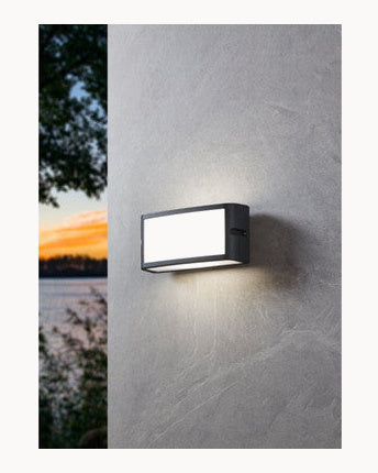 Black exterior light, outside light, IP54 rated light, LED wall light