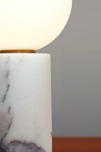 White Marble LED table lamp