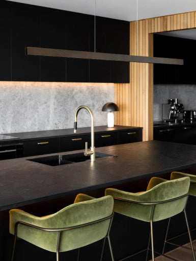 Bronze 1.5m linear pendant