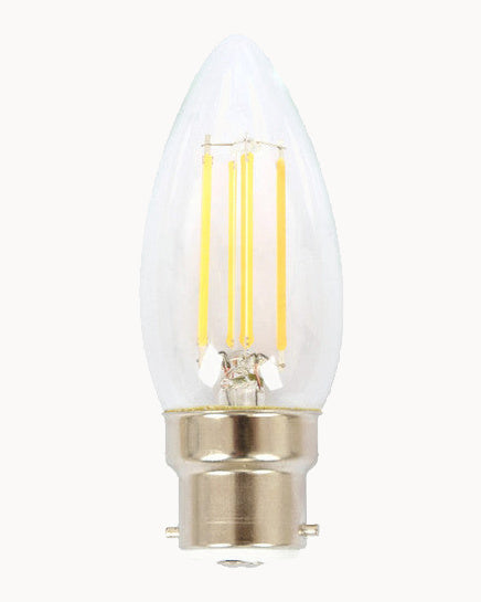 LED Candle 4.5W BC/B22 2700K Dimmable Clear