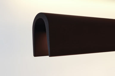 Gypsum linear pendant with black finish